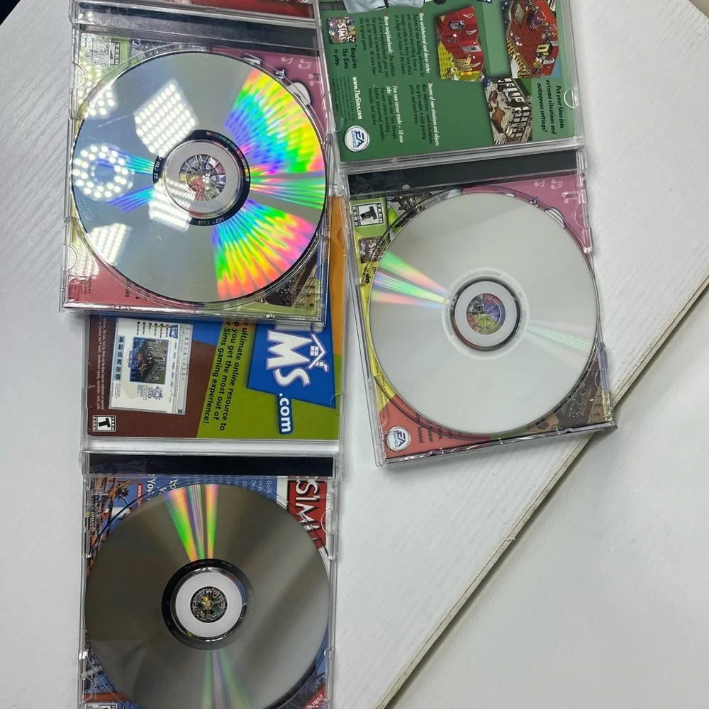 Vintage The Sims PC Game Lot (2000) + Expansion Packs Livin Large & Vacation”